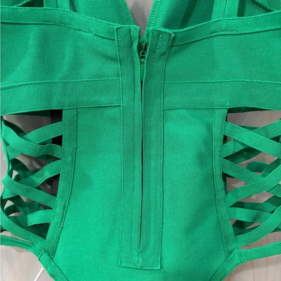 Green One-Piece Swimsuit - Picture 4 of 11